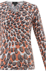 SS25 Marble V Neck Knit