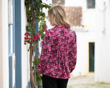 Load image into Gallery viewer, Marble Pink Print Blouse
