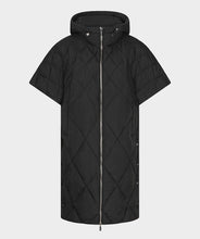 Load image into Gallery viewer, Esqualo Long Gilet Poncho Black
