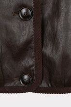 Load image into Gallery viewer, Esqualo Faux Leather Bomber Style Jacket
