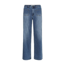 Load image into Gallery viewer, Kaffe Kabrook HW Wide Leg Jean Denim Blue
