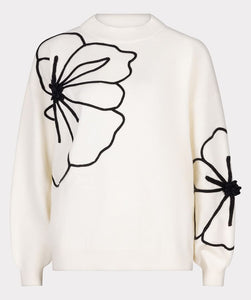 Esqualo Flower Tape Knit in