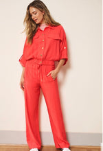 Load image into Gallery viewer, Esqualo Chilli Red Slub Pants
