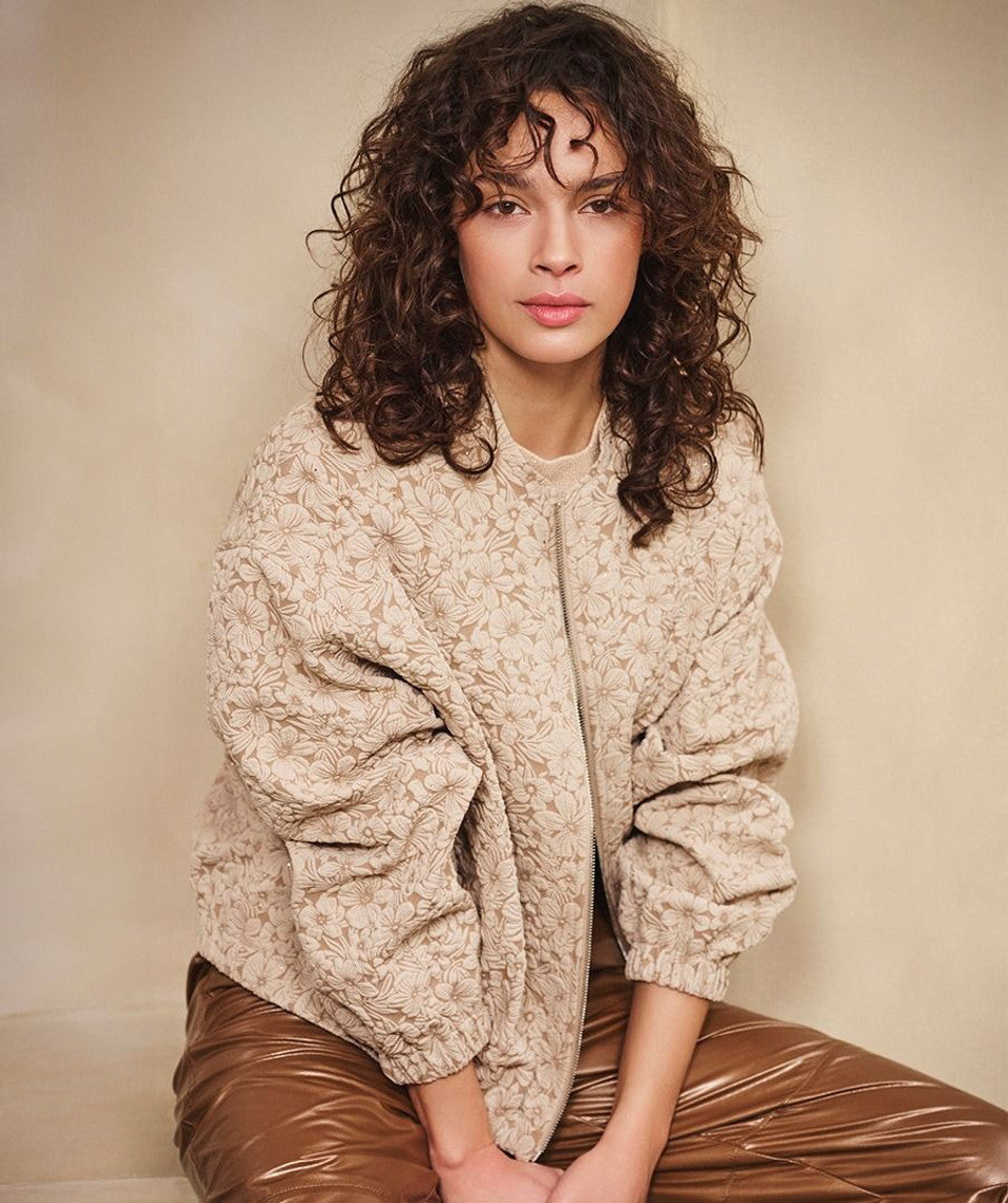 Esqualo Flower Embossed Jacket