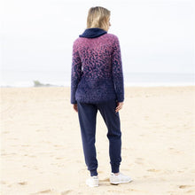 Load image into Gallery viewer, Marble Gradient Knit Navy Pink
