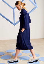 Load image into Gallery viewer, SS25 Naya Navy Collar Dress
