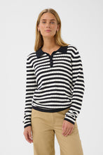 Load image into Gallery viewer, Part Two Zaria Navy Stripe
