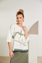 Load image into Gallery viewer, SS25 Naya Print Top Cream
