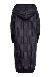 Naya Padded Hood Coat with Ribbed Collar