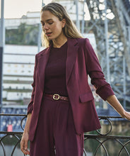 Load image into Gallery viewer, Esqualo Merlot Blazer
