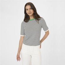 Load image into Gallery viewer, Kaffe Lizza Green &amp; Black Stripe
