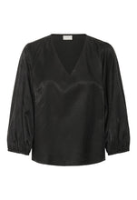 Load image into Gallery viewer, Kaffe Kaida Blouse Black
