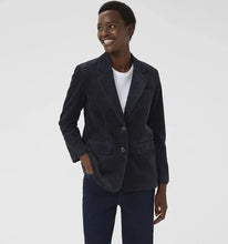 Load image into Gallery viewer, Part Two Cord Leni Blazer Navy
