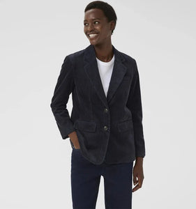Part Two Cord Leni Blazer Navy