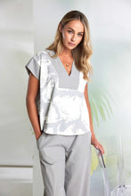 Load image into Gallery viewer, Naya Square Vee Neck with Contrast Panels
