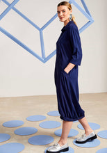 Load image into Gallery viewer, SS25 Naya Navy Collar Dress
